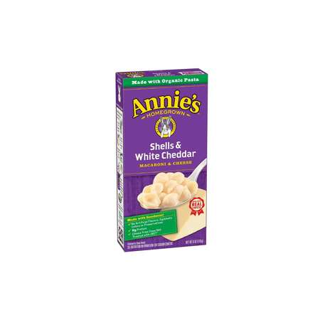 Annies Annie's White Cheddar Macaroni & Cheese 6 oz. Box, PK12 13562-00004